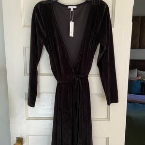 Long sleeve velvet wrap dress from Baltic Born - never worn